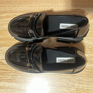 Steve Madden platform loafer.